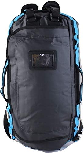 Element Equipment Trailhead Duffel Bag Shoulder Straps Waterproof Black/Blue Small-GravixFit