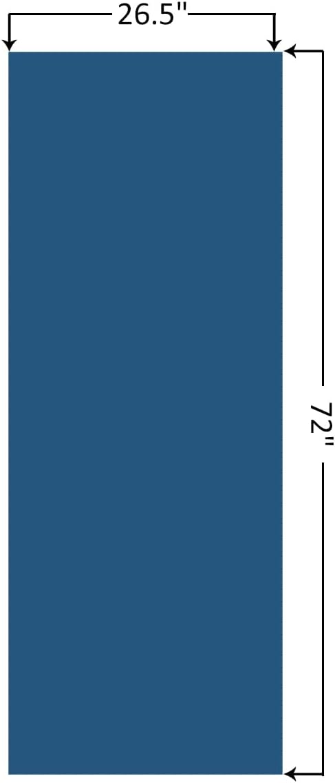 Eunzel Hot Yoga Towel Non Slip Yoga Mat Towel Non-Slip Sweat Absorbent Microfiber Towel for Hot Yoga, Pilates and Workout 72" x 26.5", Navy-GravixFit