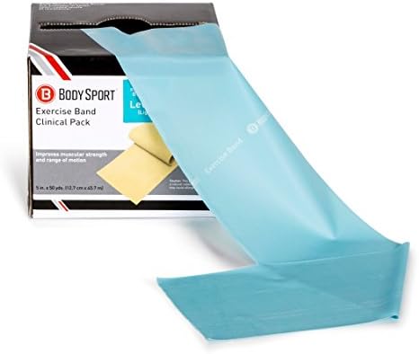 Body Sport Exercise Bands - Resistance Bands in 50 yard Rolls for Fitness, Stretching, or Physical Therapy-GravixFit