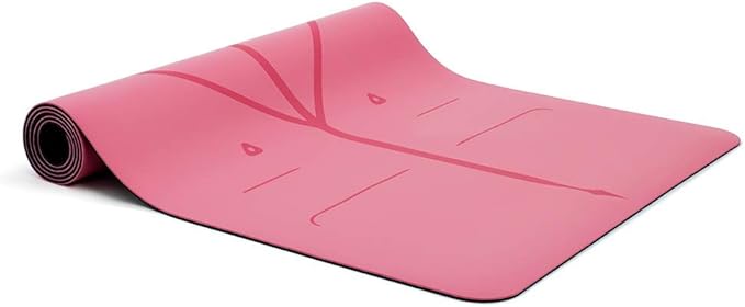 Liforme Original Yoga Mat – Free Yoga Bag Included - Patented Alignment System, Warrior-like Grip, Non-slip, Eco-friendly, sweat-resistant, long, wide, 4.2mm thick mat for comfort-GravixFit