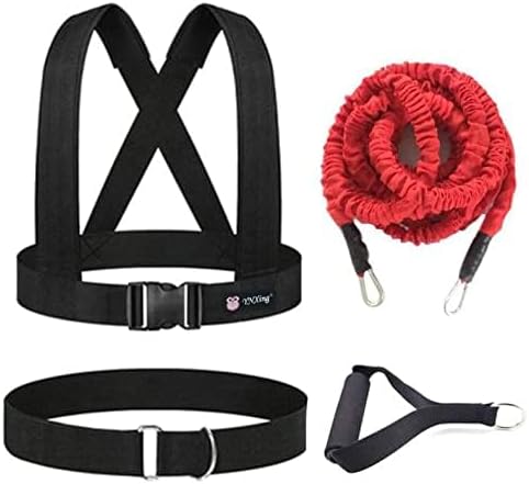 YNXing Resistance Training Rope Explosive Force Bounce Physical Training Resistance Rope Improving Speed, Stamina and Strength-GravixFit