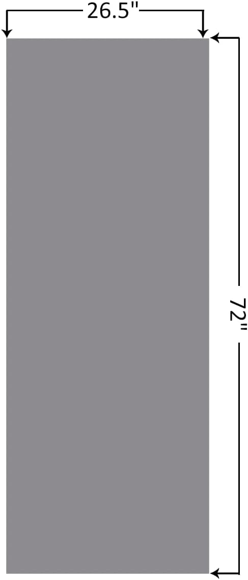 Eunzel Hot Yoga Towel Non Slip Yoga Mat Towel Non-Slip Sweat Absorbent Microfiber Towel for Hot Yoga, Pilates and Workout 72" x 26.5", Dark Grey-GravixFit