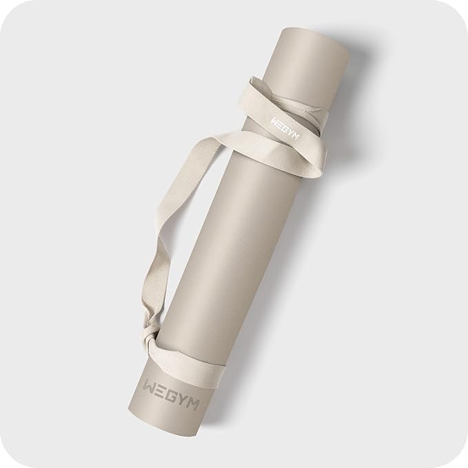 4mm Cushioned Exercise Mat for Yoga & Pilates - Anti Slip, Polyurethane with Suede Top & Carrying Strap-GravixFit