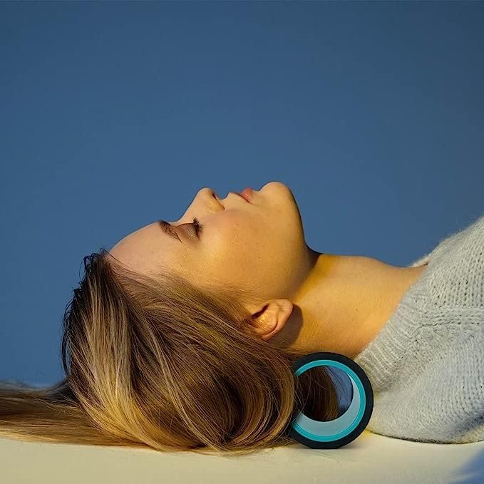 Yoga Wheel Set of 2, Upgraded 10MM Thick Back Wheels for Pain Relief & Stretching, Strongest Back Roller for Deep Tissue Massage, Improving Yoga Poses Backbend-GravixFit