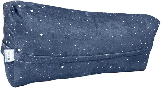 YOGA DESIGN LAB | The Yoga Bolster | Comfortable, Supportive Eco-Friendly Luxury Yoga Cushion | Recycled Plastic Bottle Microfiber | Natural Cotton, Foam Filling (Celestial)-GravixFit