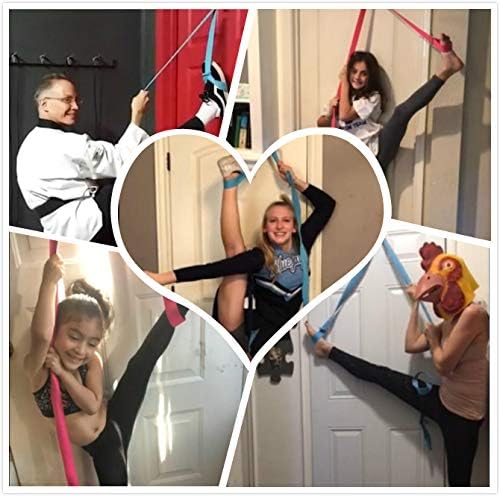 Leg Stretcher, Door Flexibility & Stretching Leg Strap - Great for Ballet Cheer Dance Gymnastics or Any Sport Leg Stretcher Door Flexibility Trainer Premium Stretching Equipment-GravixFit