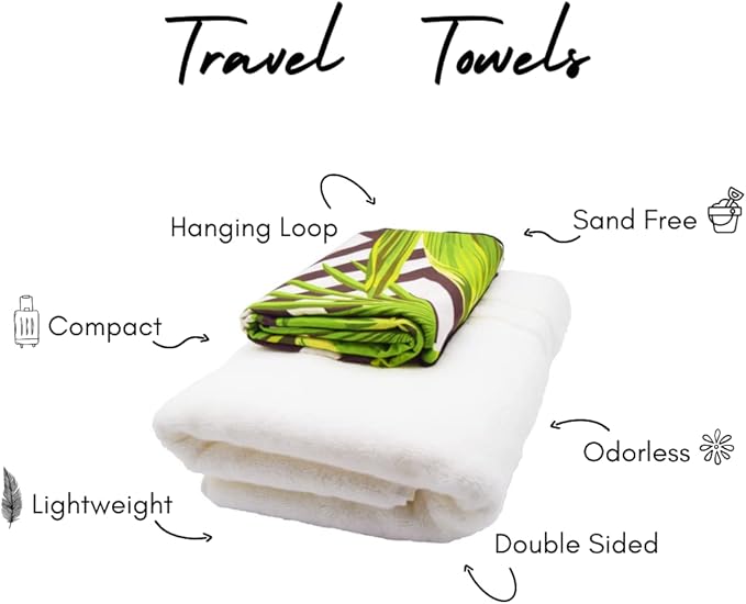 ECCOSOPHY Microfiber Beach Towel - Sand Free Towels are Quick Dry, Light Weight, Super Absorbent - Perfect Pool, Travel, Cruise, Camping Essentials - Oversized Extra Large for Adults 71x35 in-GravixFit