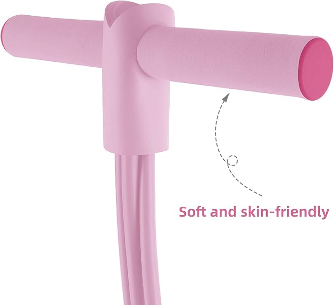 Multi-Function Tension Rope – 4 Tube Resistance Bands with Handles – Sit Up Exercise Equipment Home Gym Tummy Trainer for Men Women-GravixFit