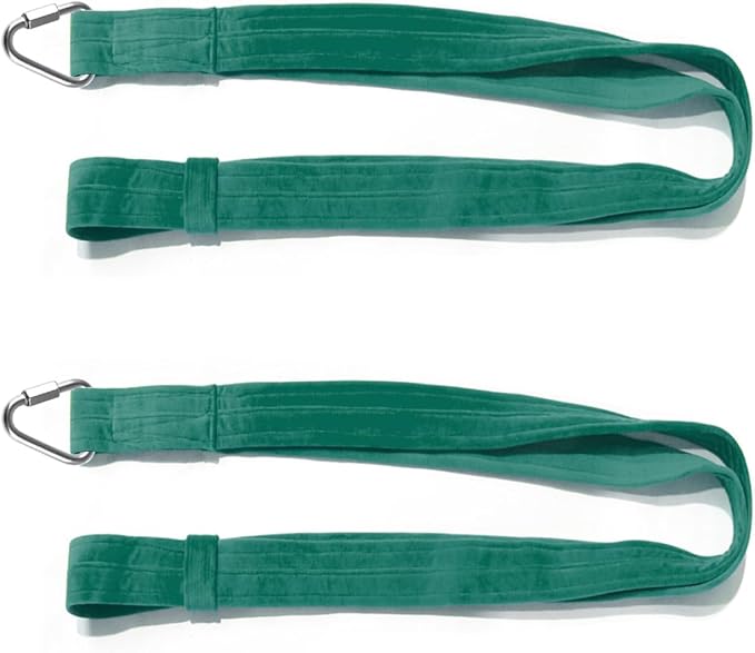 4.9ft (1.5m) Aerial Loops Straps – Professional Aerial Yoga Ropes for Acrobatics, Circus Training & Fitness – Strong Nylon Trapeze Straps for Aerial Silks, Hammock, Dance & Performance Arts-GravixFit