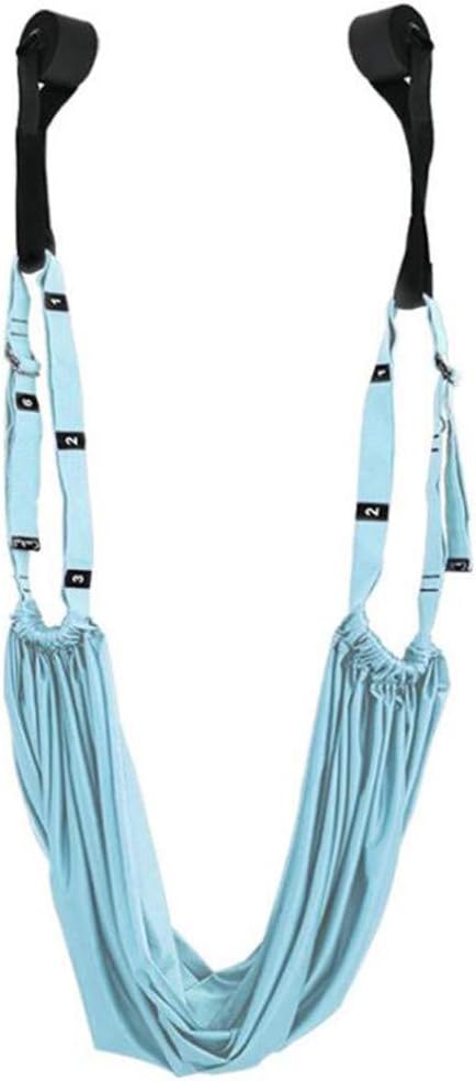 Yoga Stretching Strap, Adjustable Height Leg Stretcher Waist Back Stretch Band Aerial Yoga, Anti-gravity Inversion Exercises Door Flexibility Tensile Trainer for Rehab Pilates Dance Splits-GravixFit