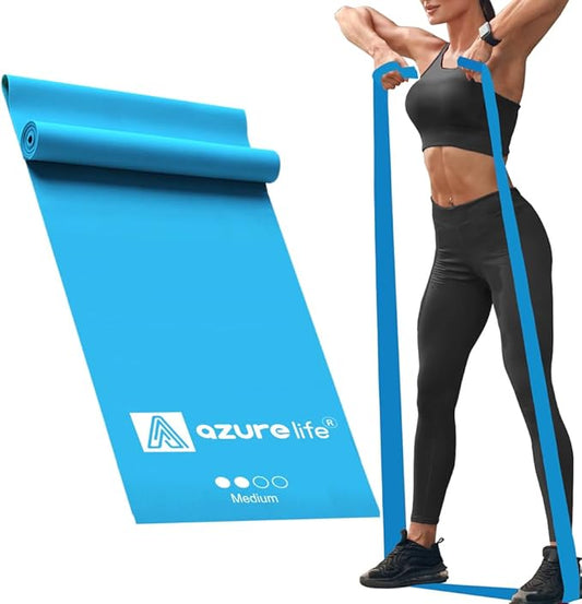 Professional 8 Yards Bulk Resistance Bands Rolls or 5,6,7 ft. Long Non-Latex Elastic Exercise Bands, Stretch Bands for PT, Yoga, Pilates, Rehab, at-Home or The Gym Workouts-GravixFit