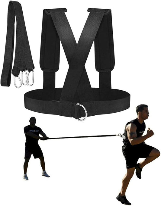 YNXing Sled Harness Workout Resistance and Assistance Trainer Physical Training Resistance Rope Kit Improving Speed, Stamina and Strength-GravixFit