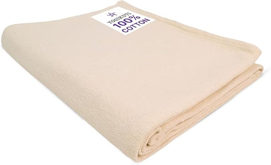 Yogikuti Iyengar Cotton Yoga Blanket Set of One – Thick Handwoven Yoga Blankets for Restorative Yoga, Meditation & Pranayama – Premium Cotton Yoga Blanket for Support & Comfort in Pranayama-GravixFit