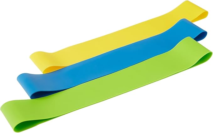 Beachbody Resistance Bands for Booty and Thigh Workouts, Unisex Strength Workout Exercise Loops for Women & Men, Light, Medium & Heavy Resistance Levels, 12 Inch, 3 Pack-GravixFit