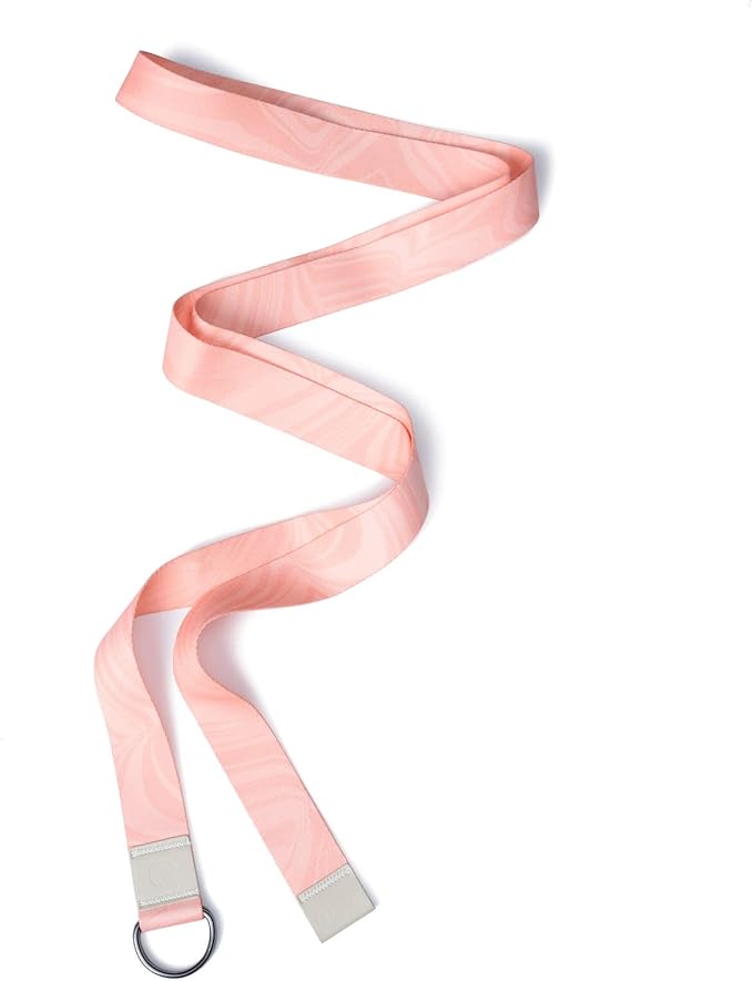 yogadesignlab YOGA DESIGN LAB | The Yoga Strap | Luxurious, Extra Long, Super Soft, Eco Printed | Studio Quality, Adjustable | Safely Stretch Further and Hold Longer | 8 ft Long-GravixFit