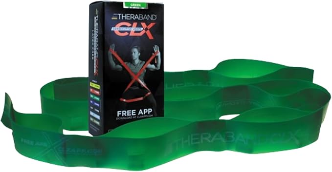 THERABAND CLX Resistance Band with Loops-GravixFit