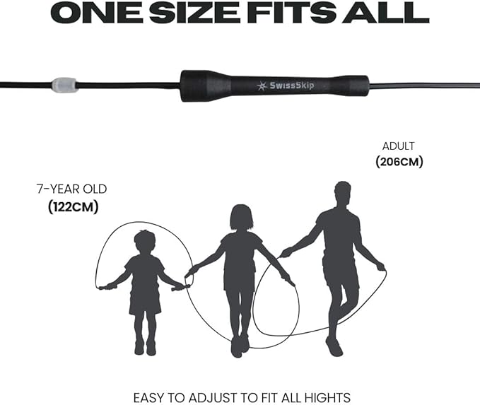 Speed Jump Rope by Dayan Kolev, 5mm PVC Skipping Rope, Great for Beginners and Advanced Athlets, Designed for Fitness, Cardio, Boxing & CrossFit, Adjustable length with Unbreakable Handles-GravixFit