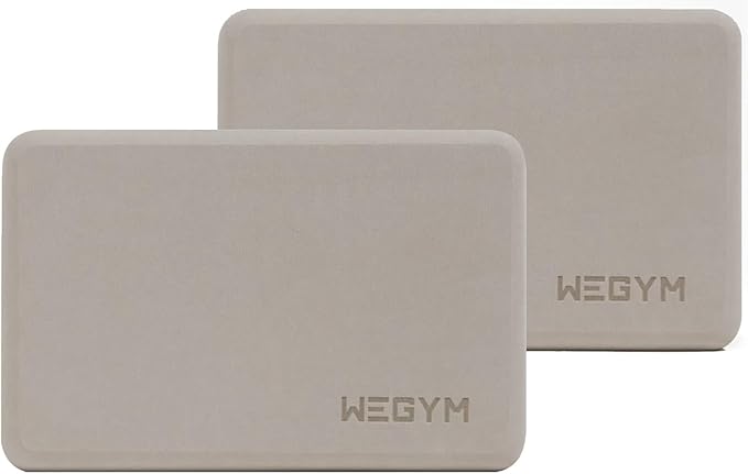 Yoga blocks with Anti-Slip, Comfortable Grip, Sturdy Sides for Secure Workouts at Home, for Yoga, and Pilate Training-GravixFit