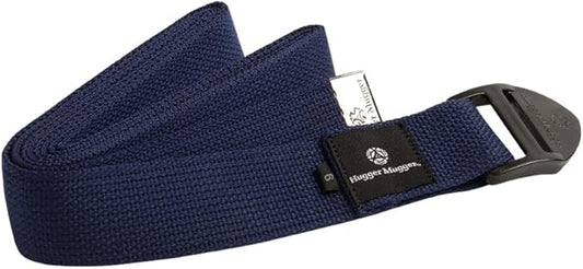 Hugger Mugger Cinch Cotton Yoga Strap - Super Strong Cotton, Quiet Cinch-Style Buckle, Long Length Great for Taller People-GravixFit