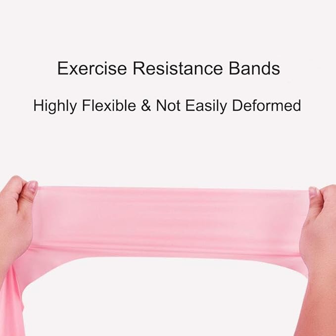 Resistance Bands, Elastic Exercise Bands for Working Out, Physical Therapy, Recovery, Yoga, Pilates, Strength Training-GravixFit