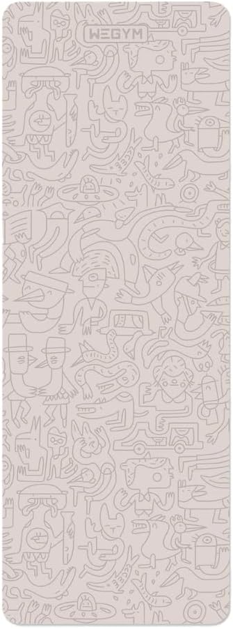 4mm Cushioned Exercise Mat for Yoga & Pilates - Anti Slip, Polyurethane with Suede Top & Carrying Strap-GravixFit