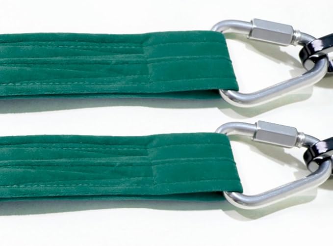 4.9ft (1.5m) Aerial Loops Straps – Professional Aerial Yoga Ropes for Acrobatics, Circus Training & Fitness – Strong Nylon Trapeze Straps for Aerial Silks, Hammock, Dance & Performance Arts-GravixFit