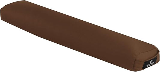 Hugger Mugger Pranayama Yoga Bolster - Very Firm, use Under Length of Spine for Deeper Breathing or Under Ankles, Handmade in The USA-GravixFit