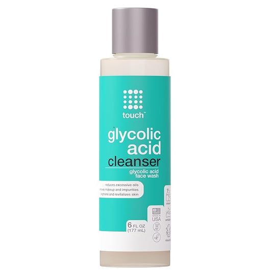 10% Glycolic Acid Face Wash - Exfoliating, Non Drying & Foaming AHA Cleanser - Anti-Aging, Skin Tone & Texture, Wrinkles, Pores, Blackheads - Sulfate Free, Oil Free, & Low PH - 6 oz.-GravixFit