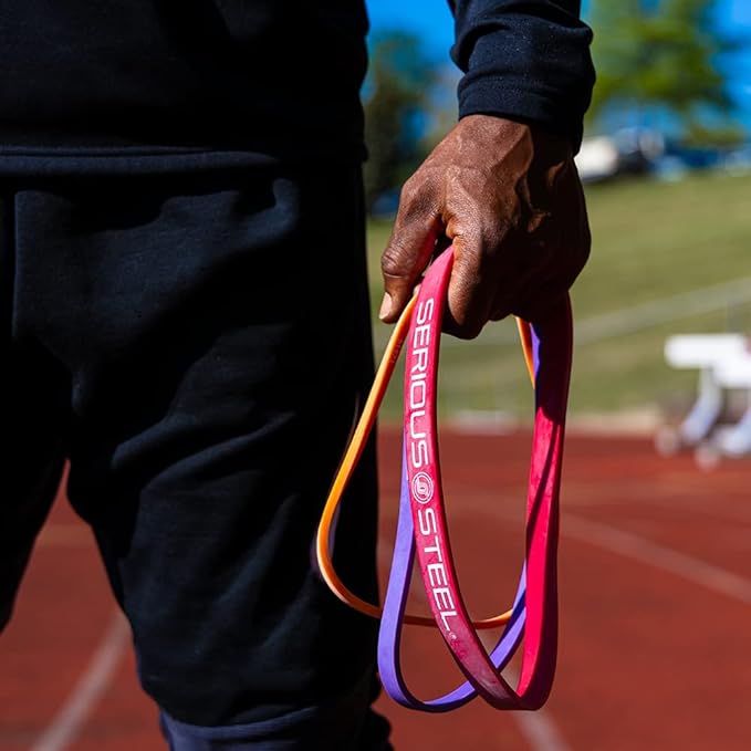 Serious Steel Fitness 12 inch Resistance Band - Deadlift & Hip Band for Glute Activation & Dynamic Warm Up-GravixFit