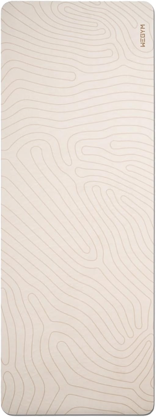 4mm Cushioned Exercise Mat for Yoga & Pilates - Anti Slip, Polyurethane with Suede Top & Carrying Strap-GravixFit