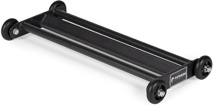 Titan Fitness Glute Hamstring Ab Glider, Leg and Ab Roller for Home Gym Fitness, Lower Body Workout Equipment-GravixFit