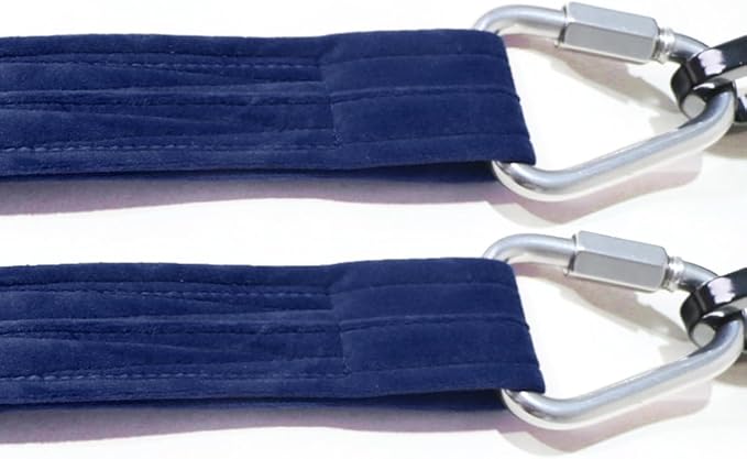 6.6ft 2m Aerial Loops Aerial Straps Ropes Aerial Acrobatics Body Loop Trapeze Circus Apparatuses Equipment Yoga Straps 1 pairs-GravixFit