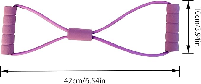 Figure 8 Stretch Fitness Strap for Full-Body Workouts,Exercise Bands for Back,Resistance Bands,Figure 8 Exercise Bands for Women Men-GravixFit