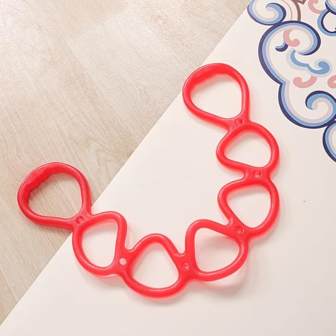 7 Ring Stretch Resistance Exercise Band, BetterJonny Workout Bands Yoga Stretching，Foot, Leg and Arm Exerciser for Home or Fitness Center Workout Walking Exercise-GravixFit