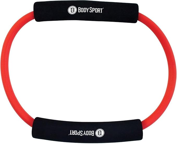 Body Sport Loop Tubing , Resistance Band with Foam Pad Handles for Strength Training and Rehabilitation-GravixFit