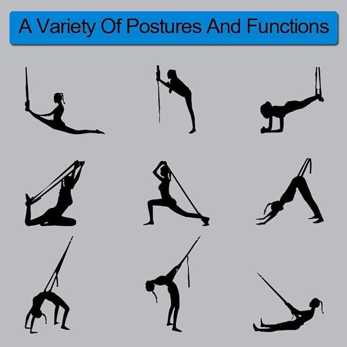 Yoga strap, stretching strap, yoga straps for stretching, Precise stretching, unlocking high difficulty poses in home-GravixFit