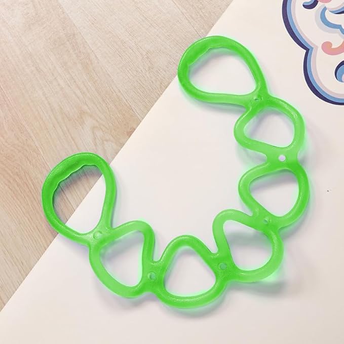 7 Ring Stretch Resistance Exercise Band, BetterJonny Workout Bands Yoga Stretching，Foot, Leg and Arm Exerciser for Home or Fitness Center Workout Walking Exercise-GravixFit