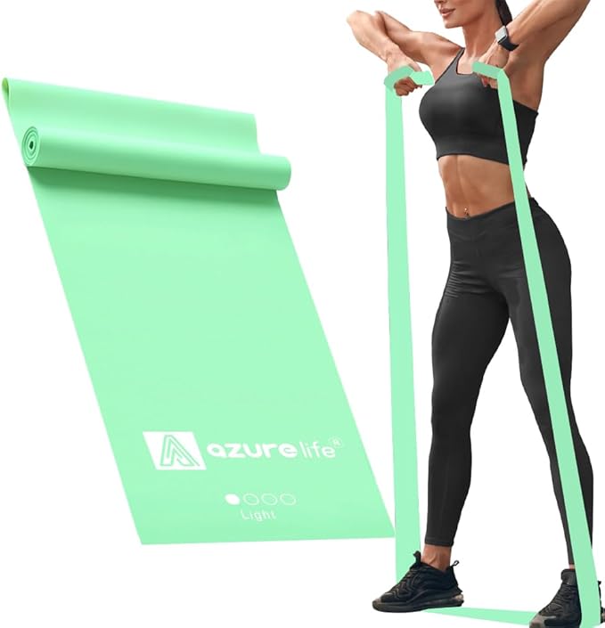 Professional 8 Yards Bulk Resistance Bands Rolls or 5,6,7 ft. Long Non-Latex Elastic Exercise Bands, Stretch Bands for PT, Yoga, Pilates, Rehab, at-Home or The Gym Workouts-GravixFit