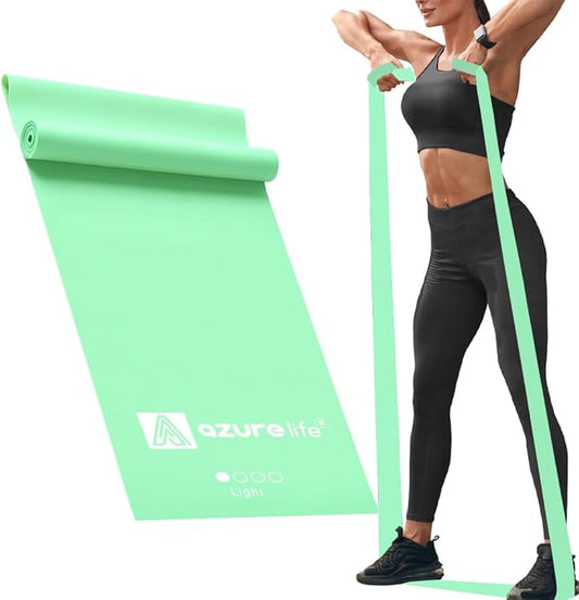 Professional 8 Yards Bulk Resistance Bands Rolls or 5,6,7 ft. Long Non-Latex Elastic Exercise Bands, Stretch Bands for PT, Yoga, Pilates, Rehab, at-Home or The Gym Workouts-GravixFit