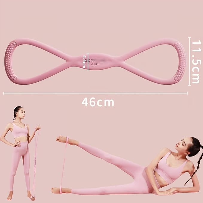 Luminousdo Resistance Bands,2025 New Upgraded Figure 8 Resistance Band for Working Out,High Elasticity Stretch Arm Rope for Yoga,Chest Expander Strap with Handles for Women Men-GravixFit