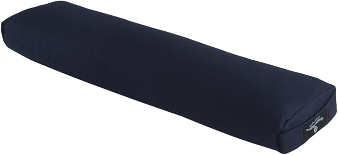 Hugger Mugger Pranayama Yoga Bolster - Very Firm, use Under Length of Spine for Deeper Breathing or Under Ankles, Handmade in The USA-GravixFit