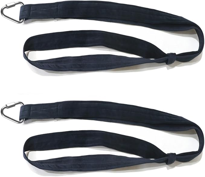 6.6ft 2m Aerial Loops Aerial Straps Ropes Aerial Acrobatics Body Loop Trapeze Circus Apparatuses Equipment Yoga Straps 1 pairs-GravixFit