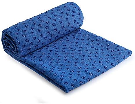 IBL-Yoga Towel, Hot Yoga Mat Towel - Sweat Absorbing Non-Slip for Hot Yoga, Pilates and Workout, 24x72 inches with Grip-GravixFit