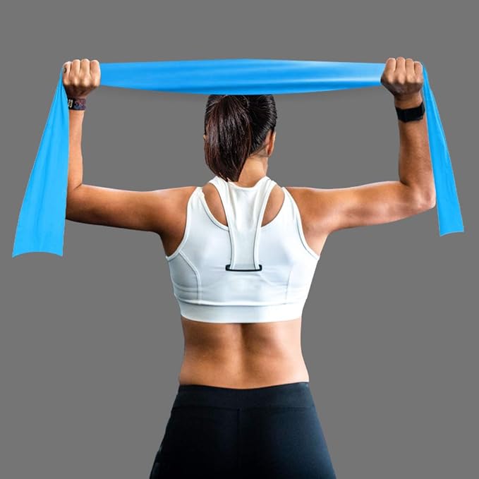 Professional 8 Yards Bulk Resistance Bands Rolls or 5,6,7 ft. Long Non-Latex Elastic Exercise Bands, Stretch Bands for PT, Yoga, Pilates, Rehab, at-Home or The Gym Workouts-GravixFit