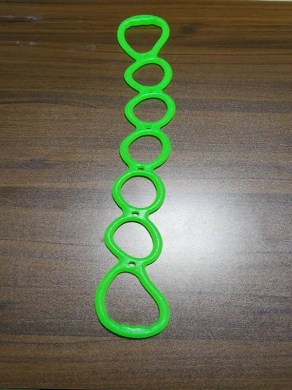 7 Ring Stretch Resistance Exercise Band, BetterJonny Workout Bands Yoga Stretching，Foot, Leg and Arm Exerciser for Home or Fitness Center Workout Walking Exercise-GravixFit