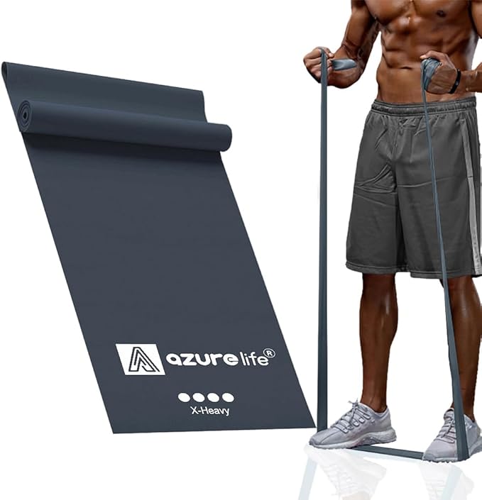 Professional 8 Yards Bulk Resistance Bands Rolls or 5,6,7 ft. Long Non-Latex Elastic Exercise Bands, Stretch Bands for PT, Yoga, Pilates, Rehab, at-Home or The Gym Workouts-GravixFit