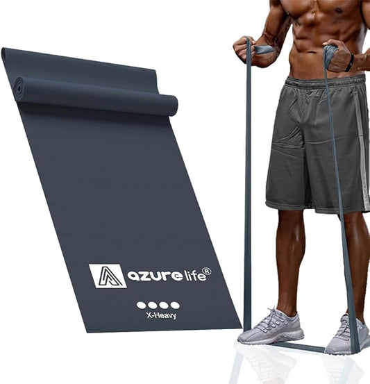 Professional 8 Yards Bulk Resistance Bands Rolls or 5,6,7 ft. Long Non-Latex Elastic Exercise Bands, Stretch Bands for PT, Yoga, Pilates, Rehab, at-Home or The Gym Workouts-GravixFit