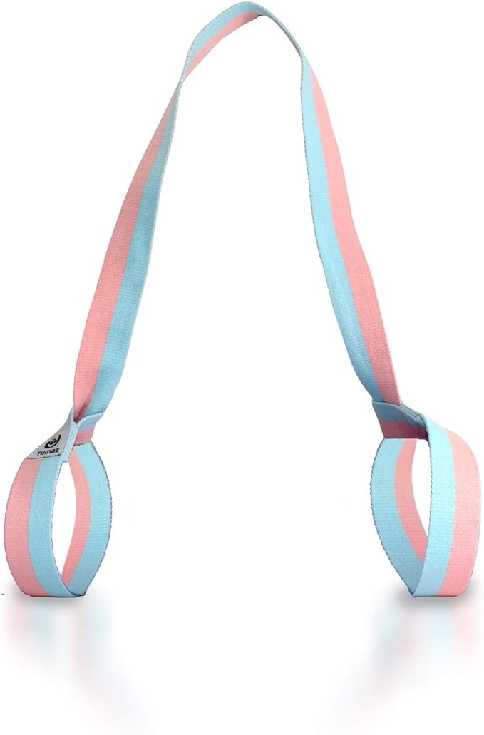 Tumaz Yoga Mat Strap [MAT NOT Included] (2 Sizes) with Extra Thick & Comfy Delicate Texture, Adjustable Yoga Mat Carrier-GravixFit