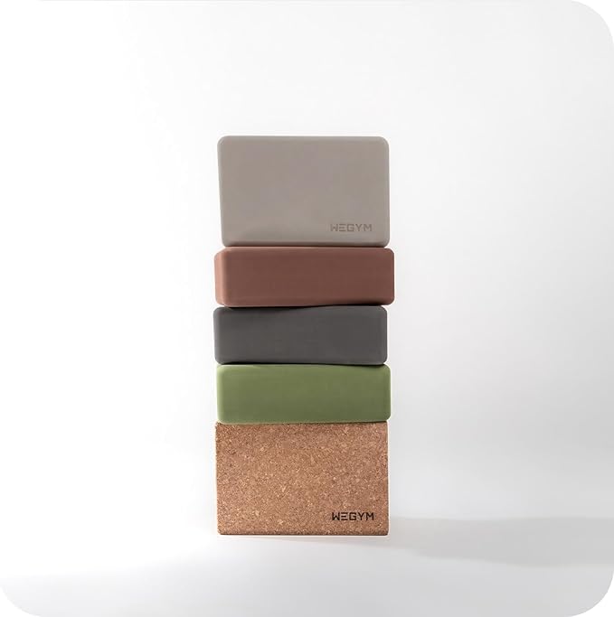 Yoga blocks with Anti-Slip, Comfortable Grip, Sturdy Sides for Secure Workouts at Home, for Yoga, and Pilate Training-GravixFit