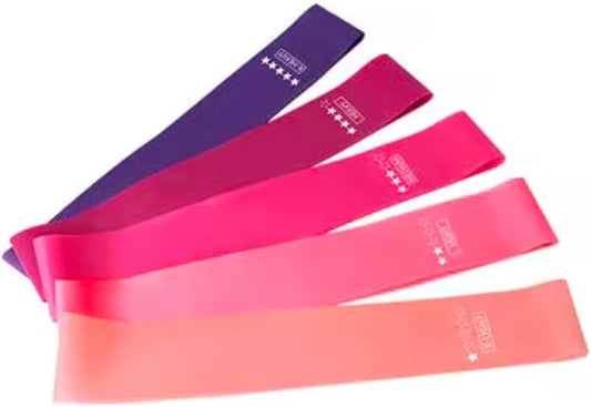 Resistance Bands Set for Women & Men – 5 Levels Latex Exercise Bands for Workout, Fitness, Home Gym, Yoga & Physical Therapy-GravixFit